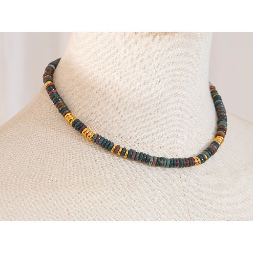 Collier Pierres Colorées