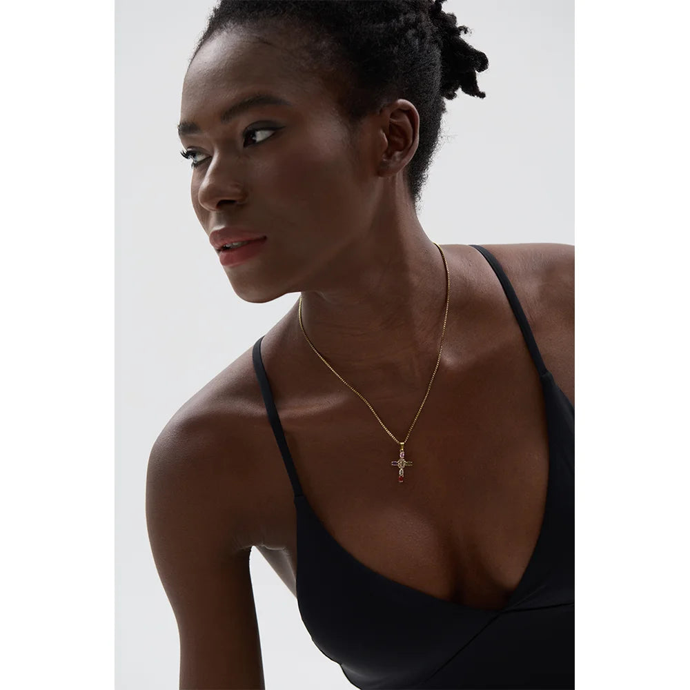 Collier Croix Lumière