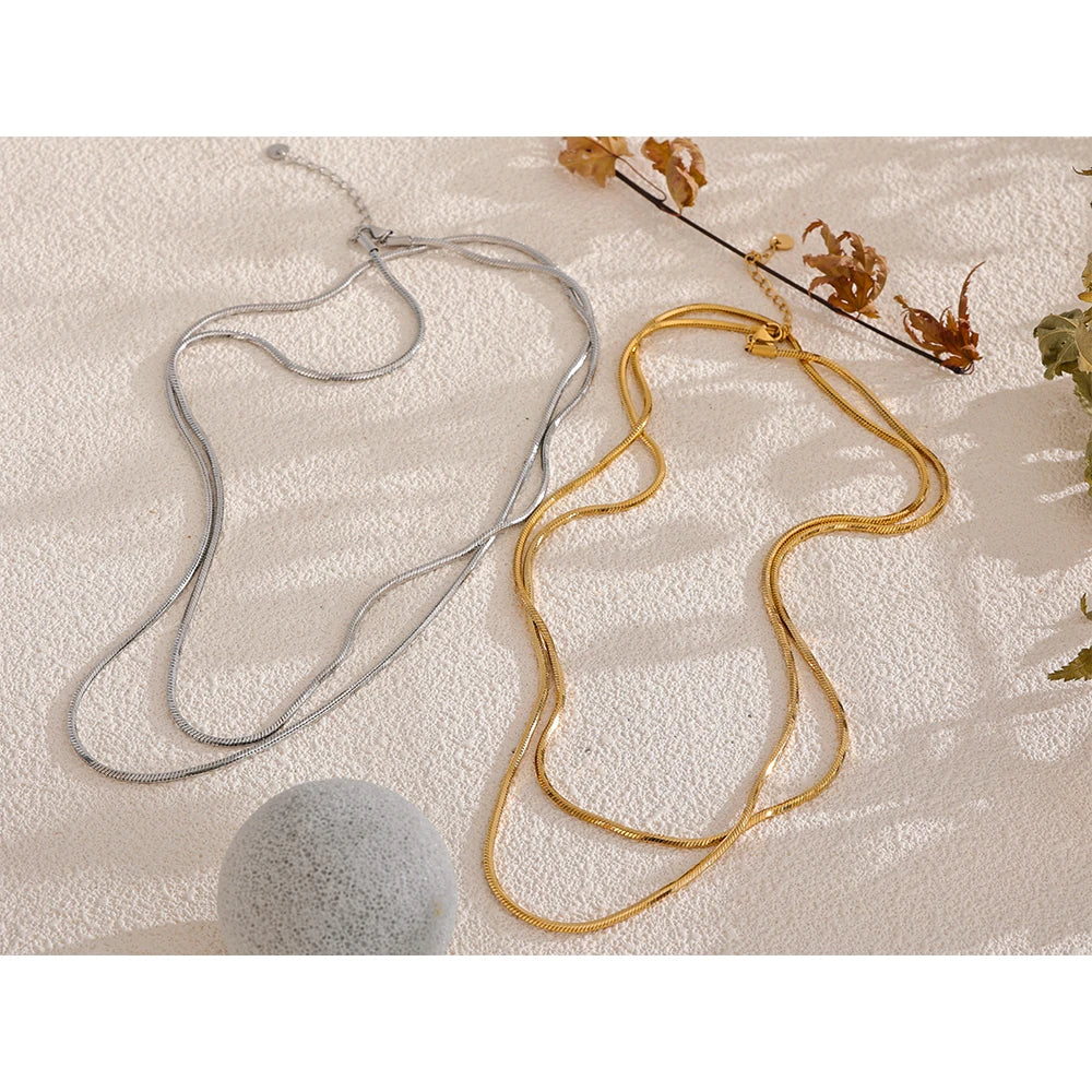 Collier Long Carré