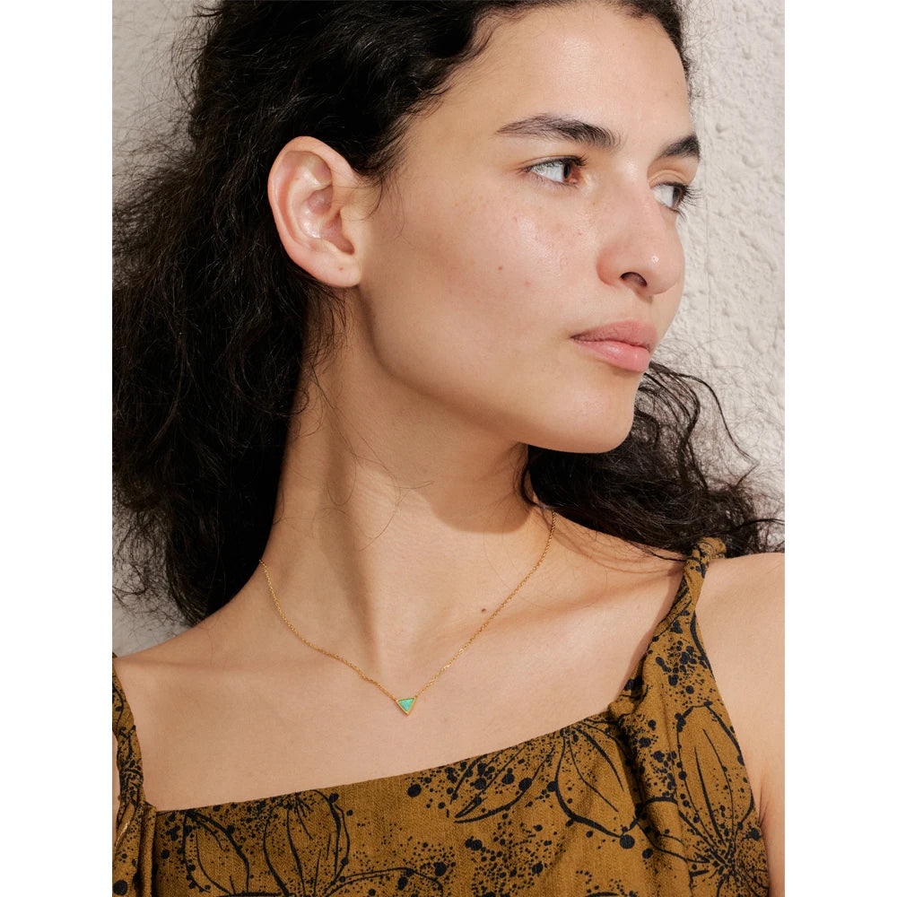 Collier Opale Triangle