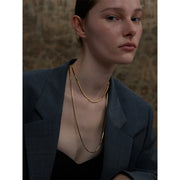 Collier Long Carré