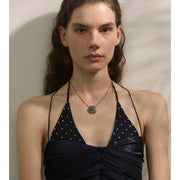 Collier Agate Ovale