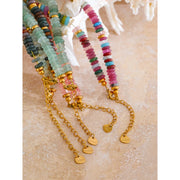 Collier Pierres Colorées