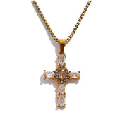 Collier Croix Lumière