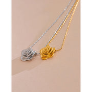Collier Fleur Relief
