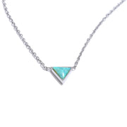 Collier Opale Triangle
