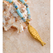 Collier Poisson Aventurine