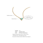 Collier Opale Triangle