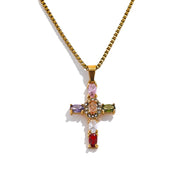 Collier Croix Lumière