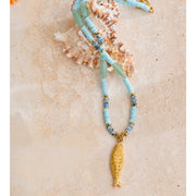 Collier Poisson Aventurine