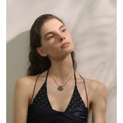 Collier Agate Ovale