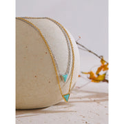 Collier Opale Triangle