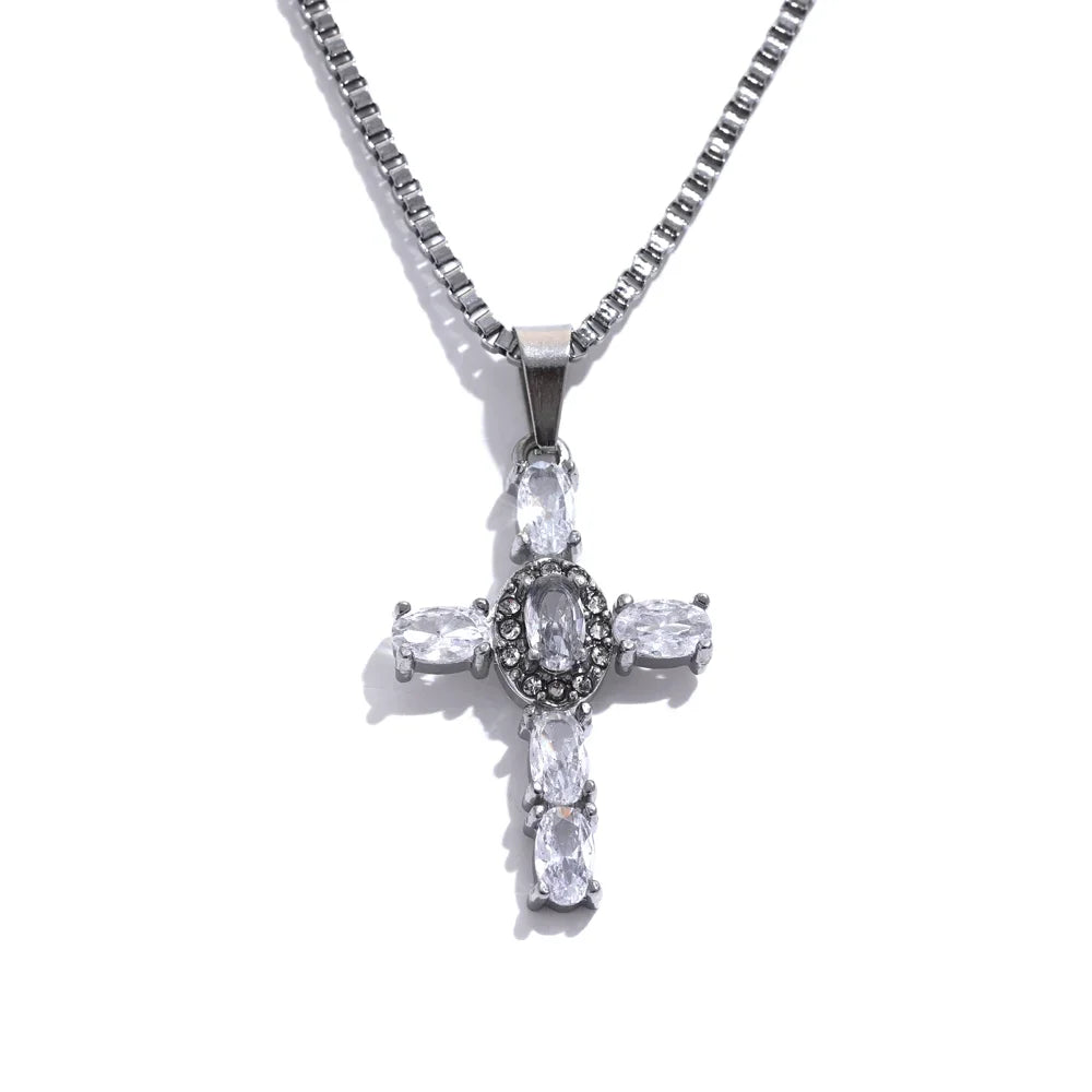 Collier Croix Lumière